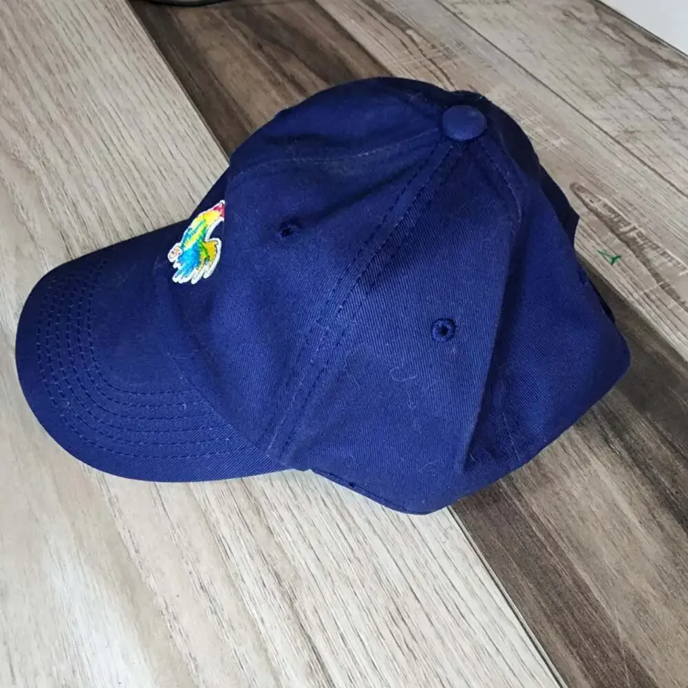 Chubbies Navy Blue Colorful Embroidered Rooster Dad Hat‎